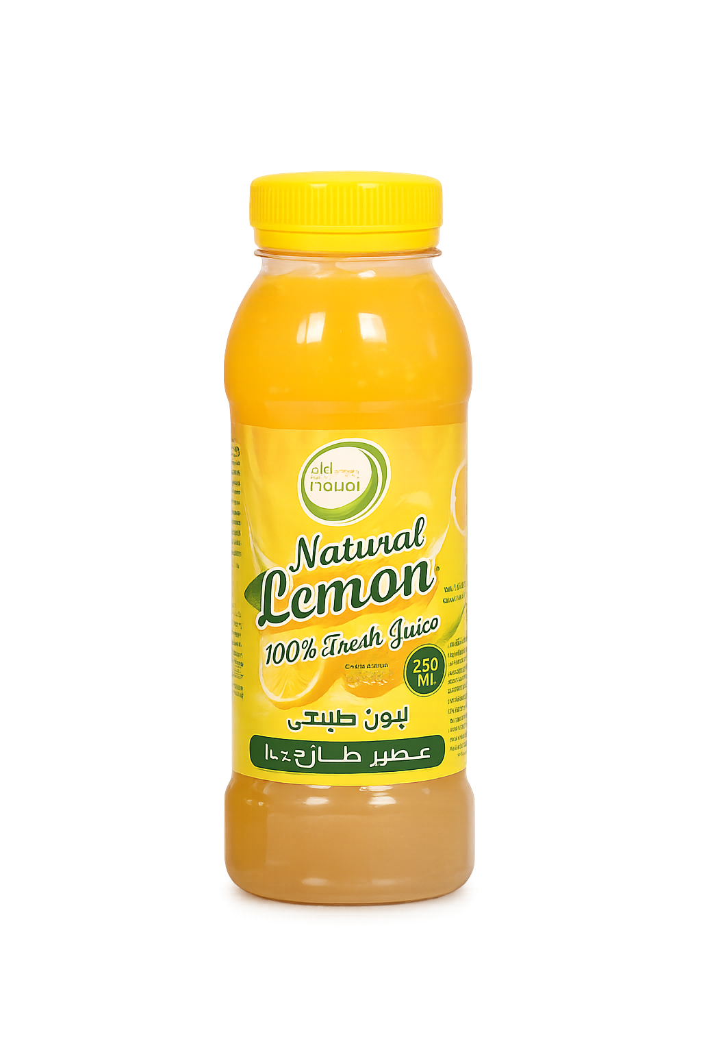 Natural Lemon - Fresh Natural Lemon juice bottle by Hawaii Fresh Juice Oman